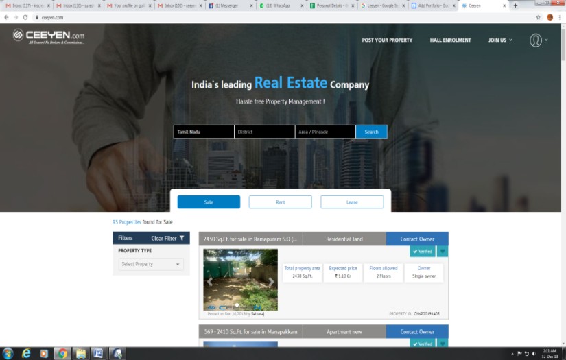 Ceeyen Online Real Estate Company screenshot 1